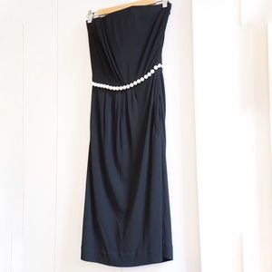 Chanel dress with faux pearl belt